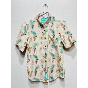 Park Candy Gloss Shirt Birds Small Hawaiian